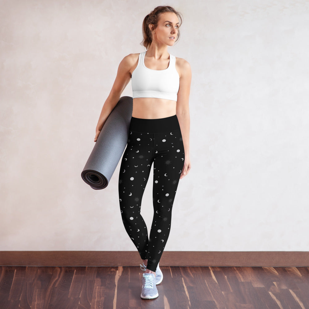 Moon and Stars Yoga Leggings