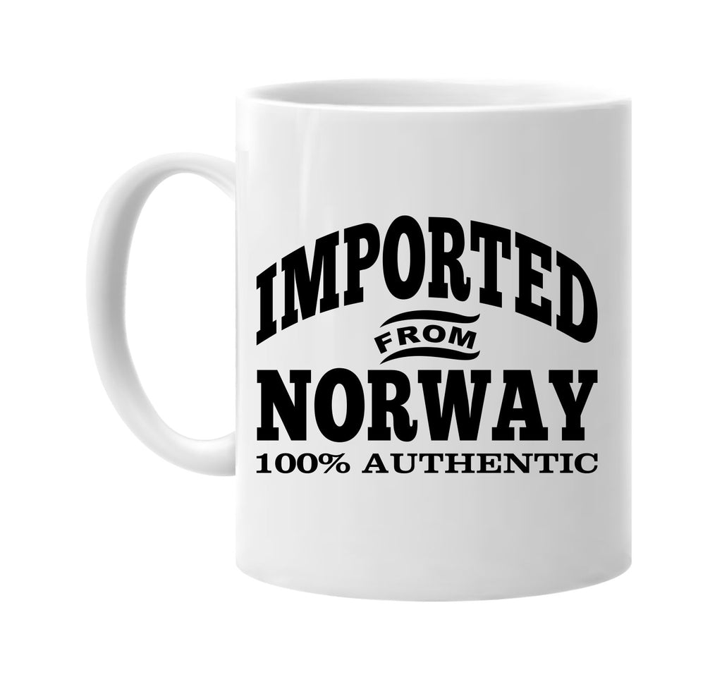 Imported from Norway mug