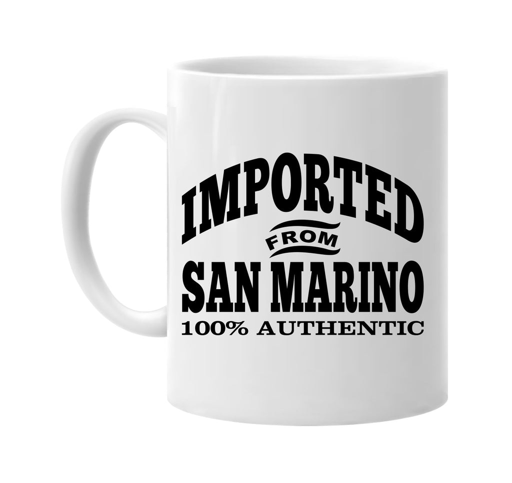 Imported from San Marino mug