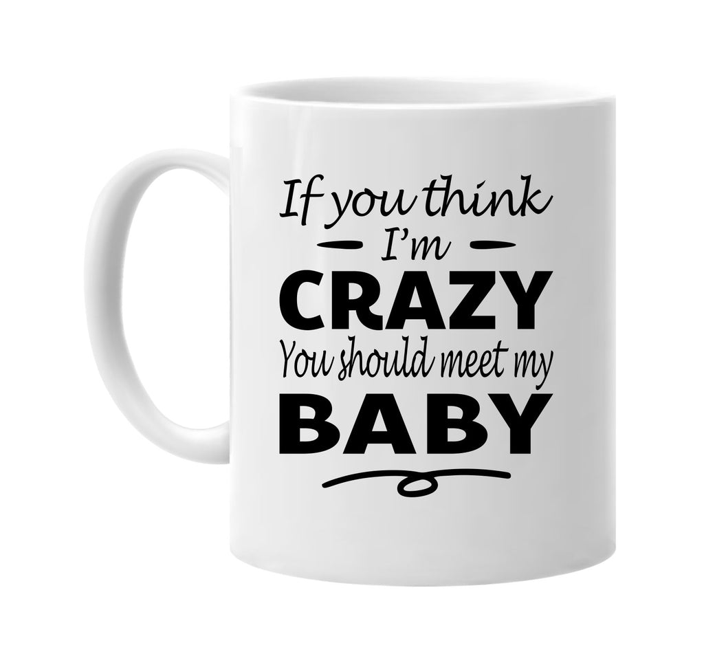 Think I'm Crazy, You Should Meet My Baby mug