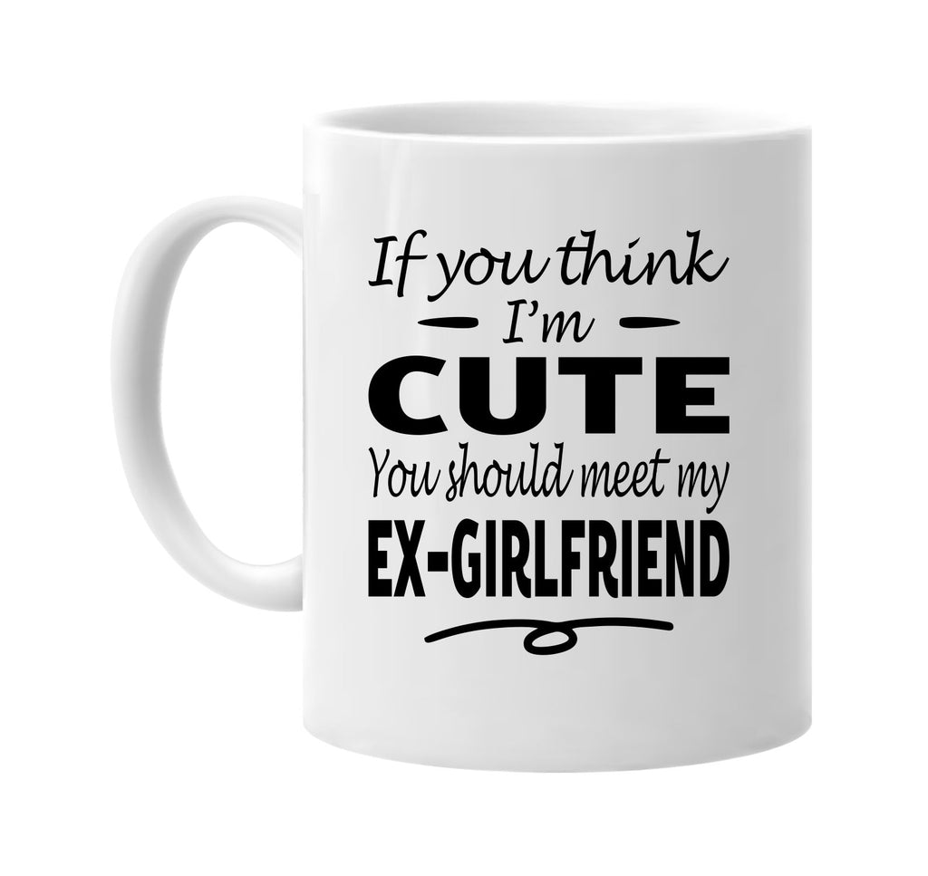 You Think I'm Cute, Meet My Ex-Girlfriend mug